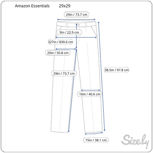 Amazon Essentials Mens Black Slim-Fit Dress Pants 29x29 Flat-Front NWT - Picture 2 of 4